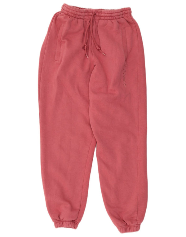 Γυναικεία αθλητική φόρμα Adidas Παντελόνι Joggers UK 8 Small Pink Cotton