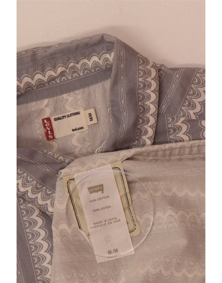 Ανδρικό κοντομάνικο πουκάμισο Levi's μπλε ριγέ