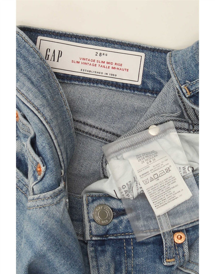 Gap Γυναικείο Ψηλόλεπτο Τζιν W28 L27 Μπλε βαμβακερό