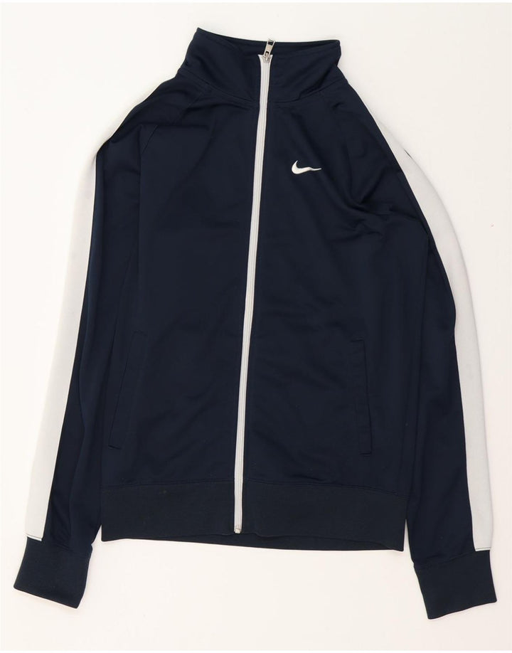 Ανδρική φόρμα NIKE Top μπουφάν Small Navy Blue Colorblock Polyester