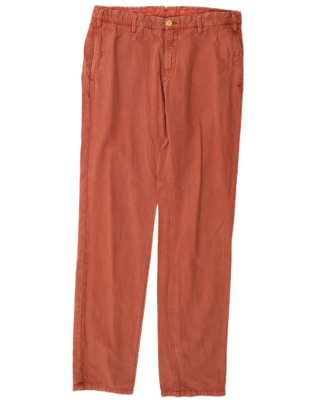 MASSIMO DUTTI Ανδρικό παντελόνι Chino σε καθημερινή εφαρμογή EU 42 Large W32 L32 Red