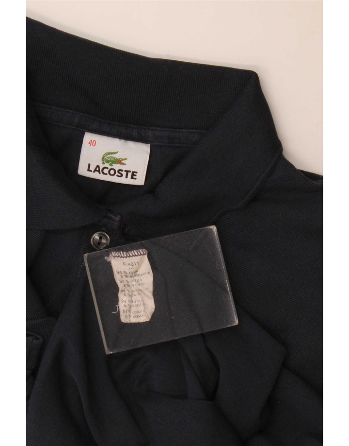 Γυναικείο πουκάμισο πόλο Lacoste νούμερο 40 Μεσαίο μπλε βαμβακερό