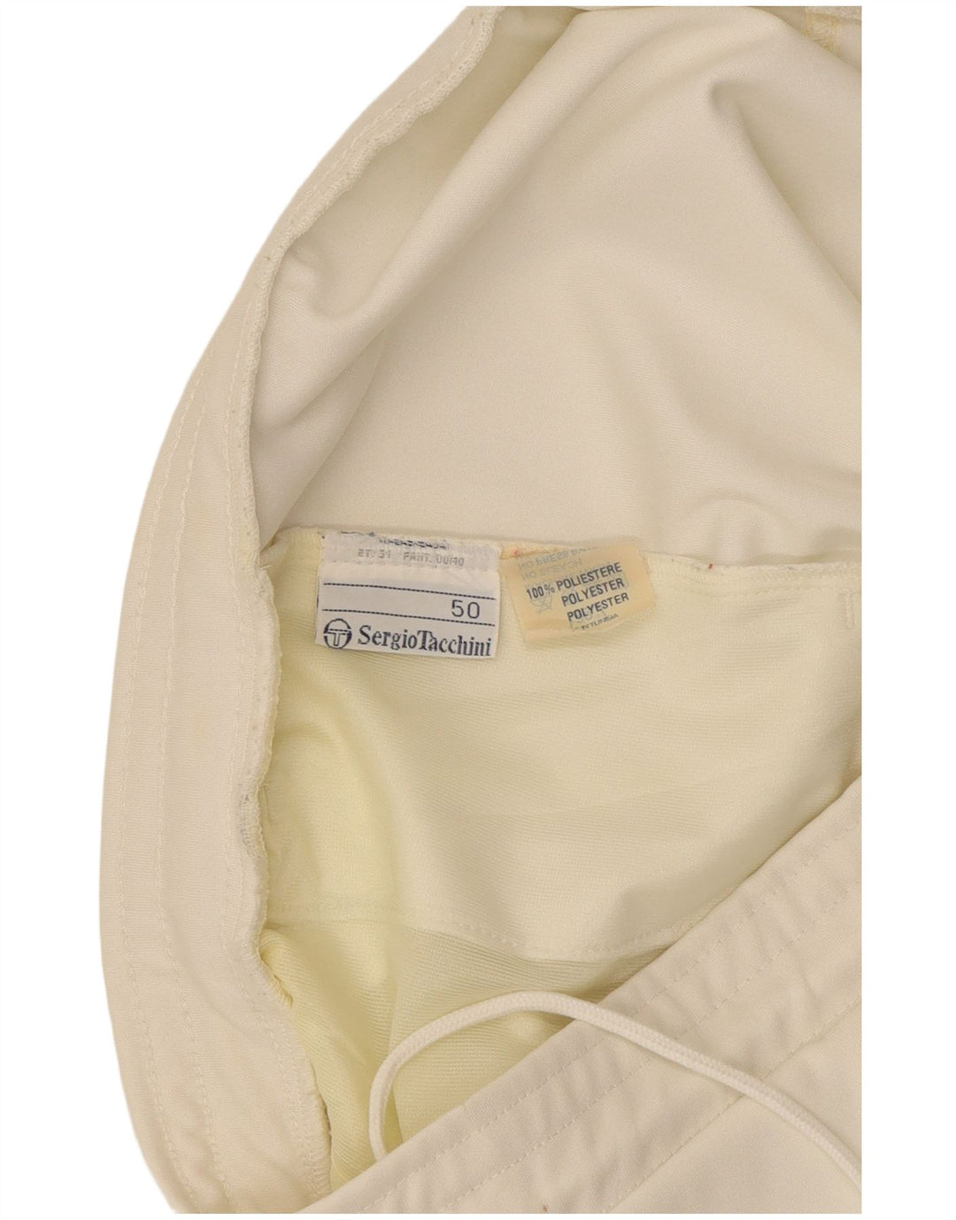 Sergio Tacchini Γυναικείο Αθλητικό Σορτς IT 50 XL Λευκό Πολυεστέρας