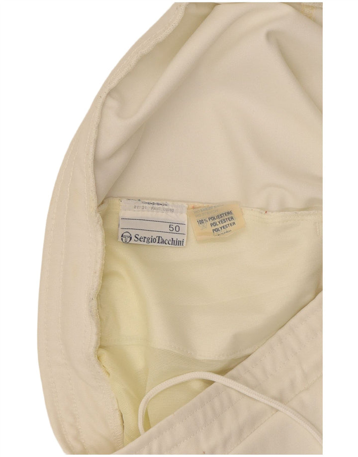 Sergio Tacchini Γυναικείο Αθλητικό Σορτς IT 50 XL Λευκό Πολυεστέρας