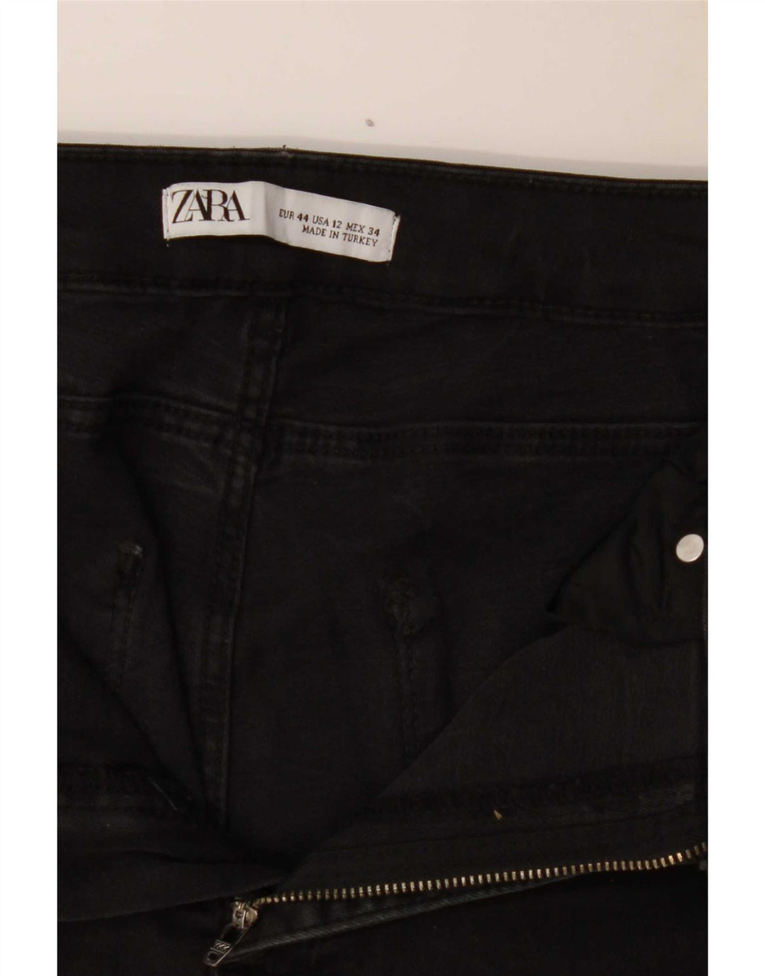 Zara Γυναικείο Slim Jeans EU 44 XL W34 L24 Μαύρο