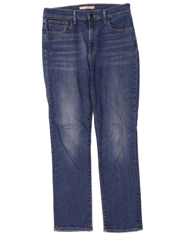 Γυναικείο τζιν Levi's 724 ψηλό ίσιο W31 L30 Μπλε βαμβακερό