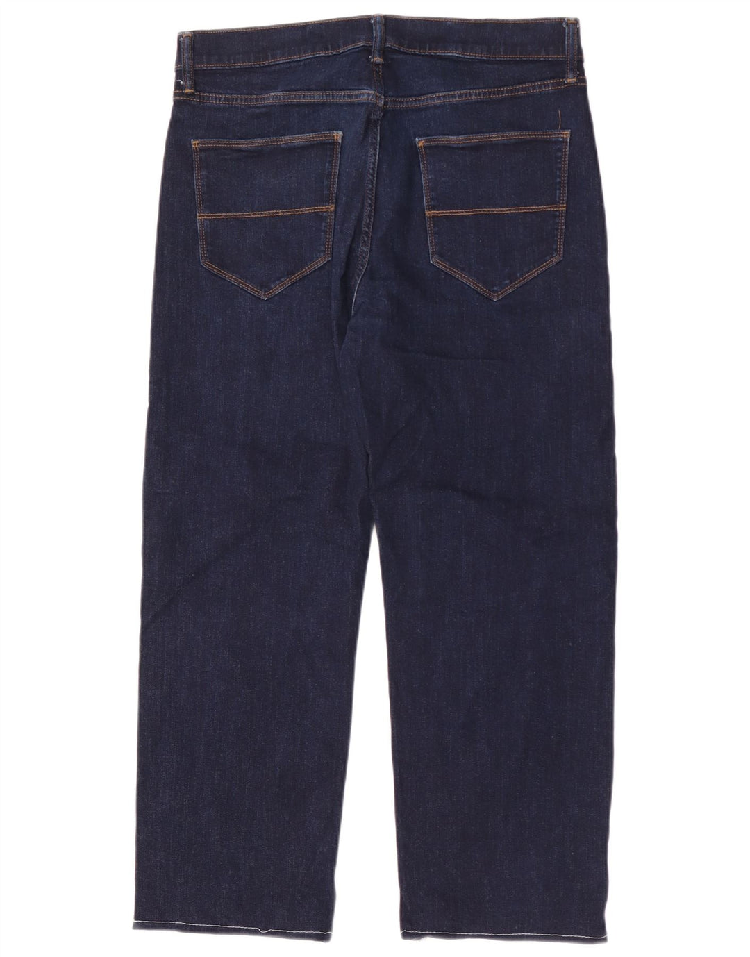 Ανδρικά φαρδιά τζιν Marks & Spencer W32 L27 Navy Blue Cotton