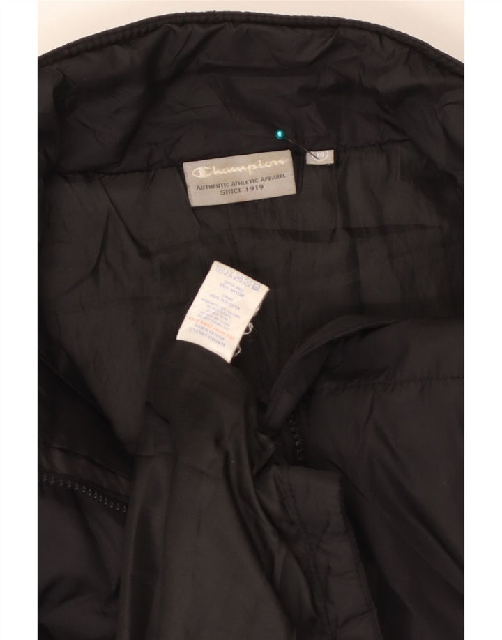 Champion Womens Padded Gilet UK 14 Large Black Nylon