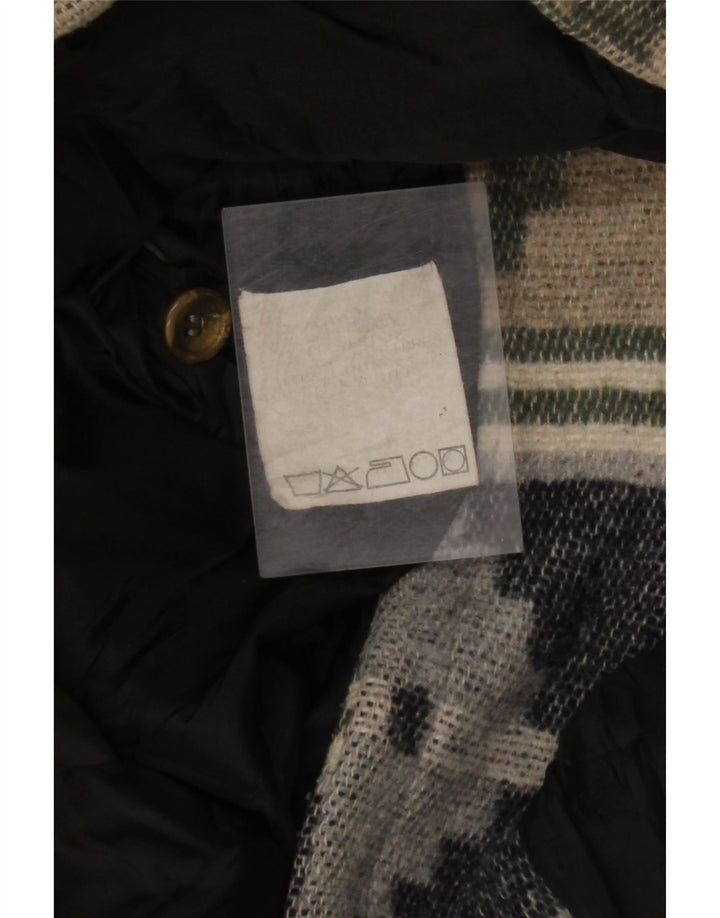 VINTAGE Ανδρικό σακάκι σακάκι με 4 κουμπιά UK 38 Medium Beige Fair Isle