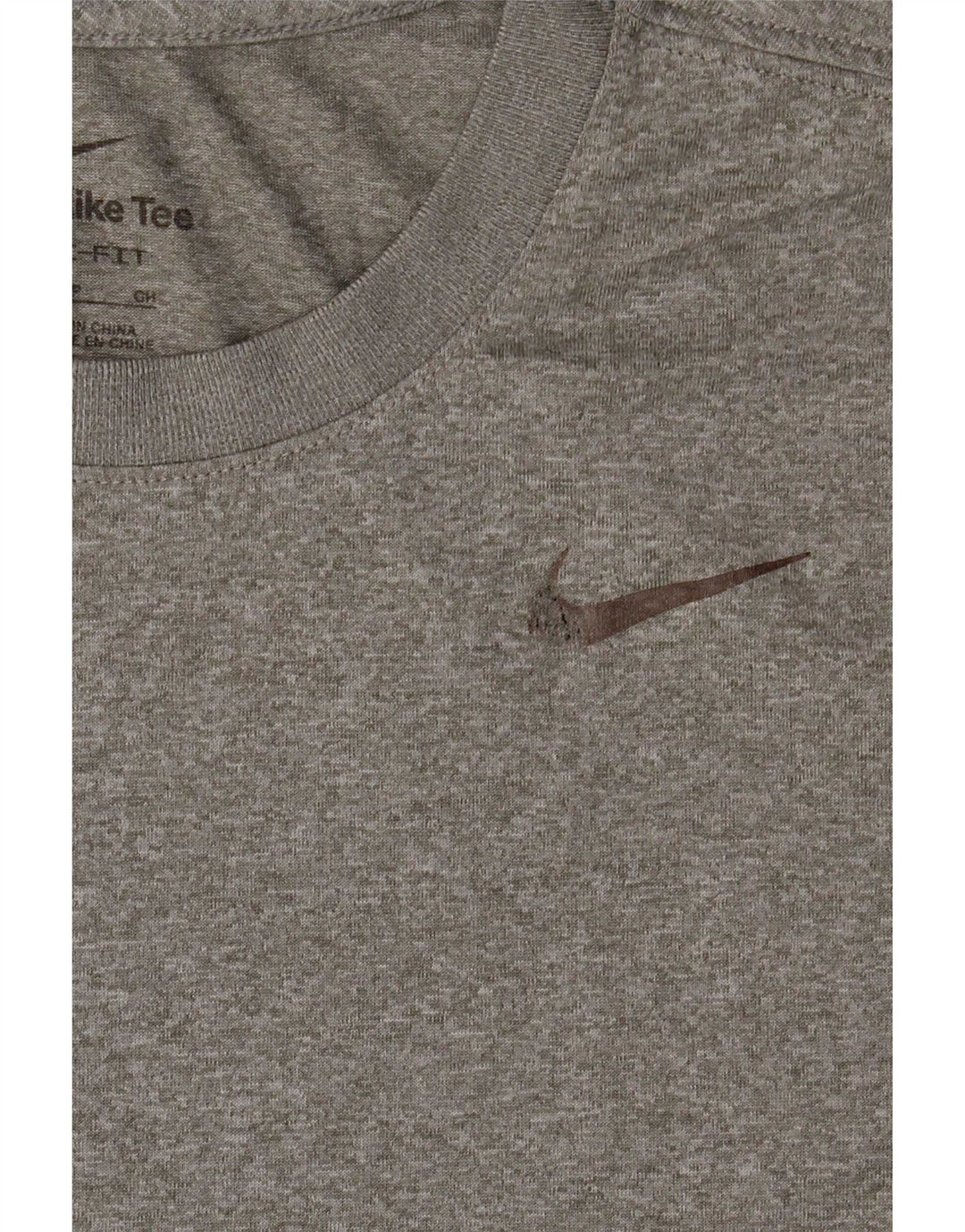 Ανδρικό μπλουζάκι Nike Dri Fit T-shirt με μικρό γκρι πολυεστέρα
