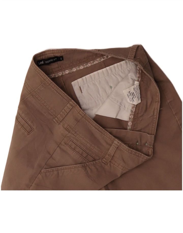 LEE Γυναικείο Ψηλόμεσο Σορτσάκι Casual US 6 Medium W32 Μπεζ βαμβακερό