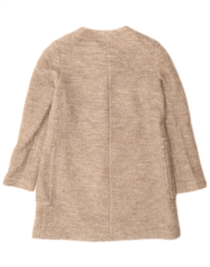 Zara Γυναικείο Πανωφόρι UK 10 Small Grey Viscose