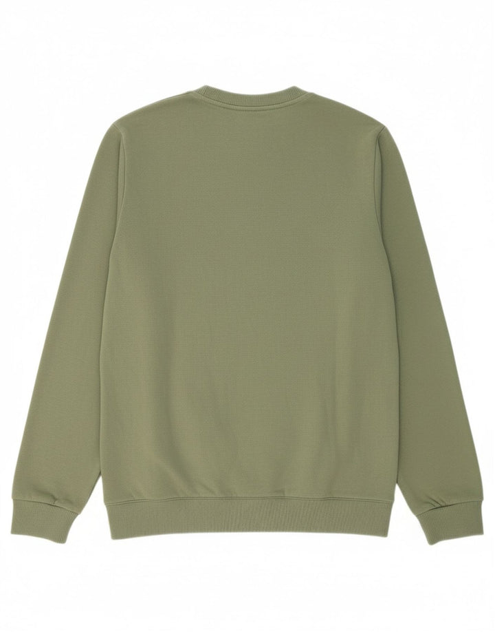 REEBOK Mens Sweatshirt Jumper Medium Green Cotton