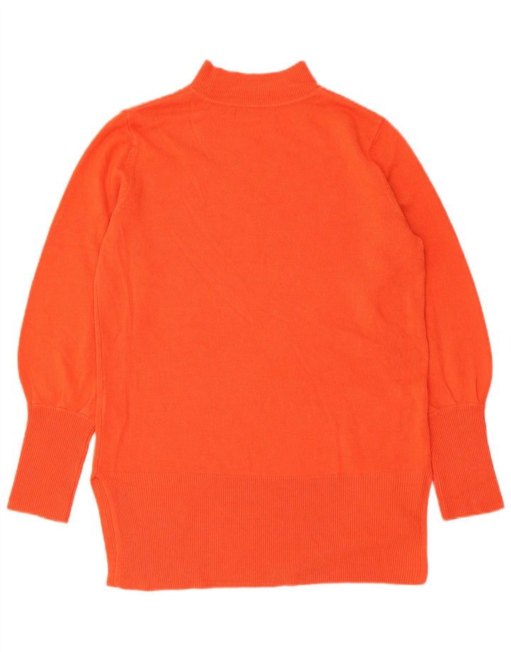 Marks & Spencer Γυναικείο πουλόβερ με λαιμό χελώνα UK 14 Medium Orange