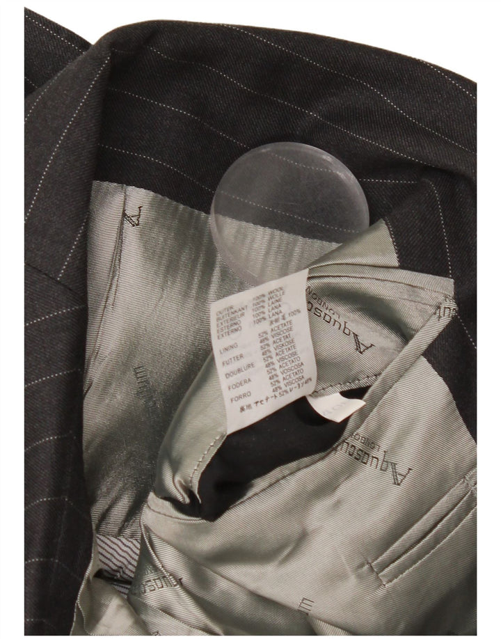 Aquascutum Ανδρικό σακάκι με 3 κουμπιά σακάκι UK 40 μεγάλο γκρι μαλλί