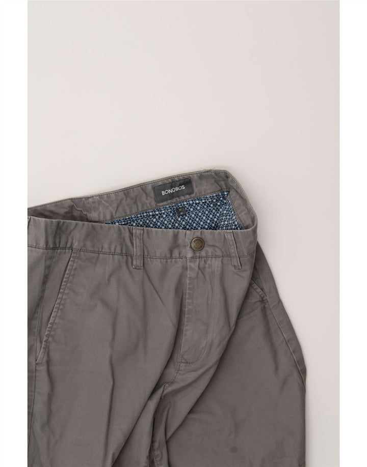 BONOBOS Mens Chino Shorts W32 Medium  Grey Cotton Vintage BONOBOS and Second-Hand BONOBOS from Messina Hembry 