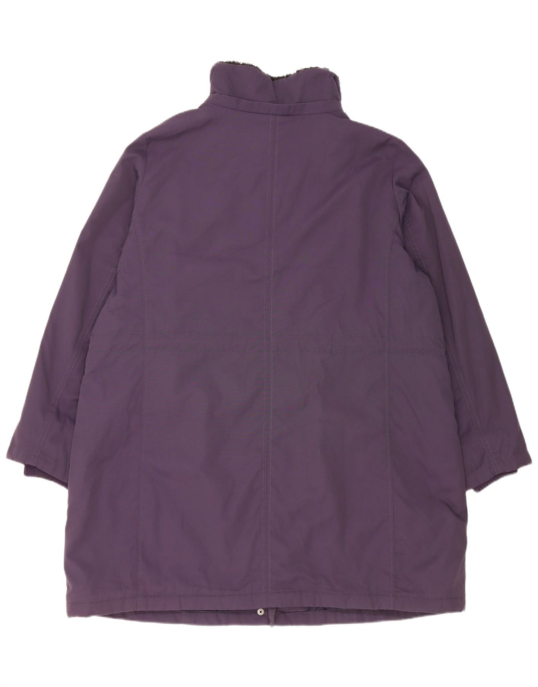 Marks & Spencer Γυναικείο παλτό UK 18 XL Purple Polyamide