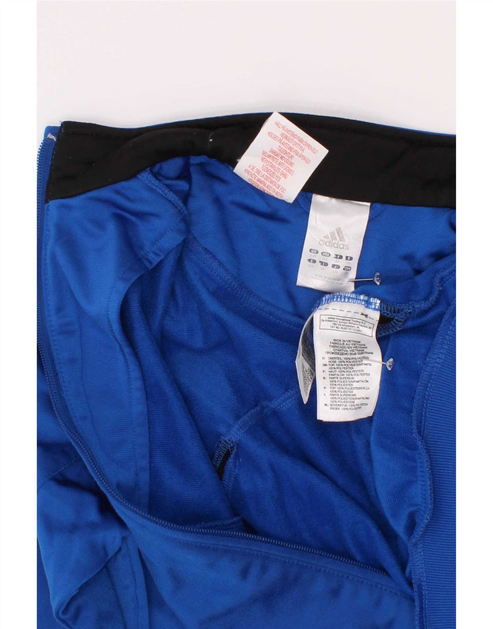 Adidas Boys αθλητική φόρμα Adidas Top Jacket 7-8 Years Blue Colourblock Polyester