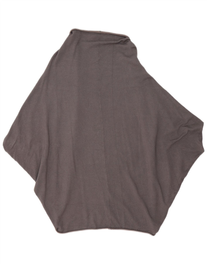 Zara Γυναικείο ανοιχτό πουλόβερ ζακέτα UK 14 Medium Grey