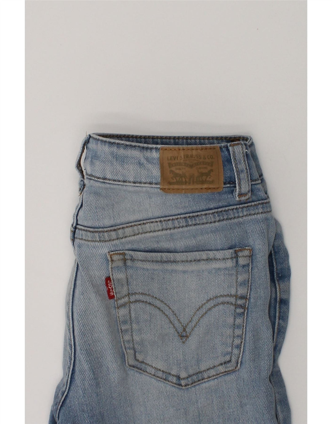 LEVI'S Girls Skinny Jeans 9-10 Years W25 L26 Blue Cotton | Vintage Levi's | Thrift | Second-Hand Levi's | Used Clothing | Messina Hembry 