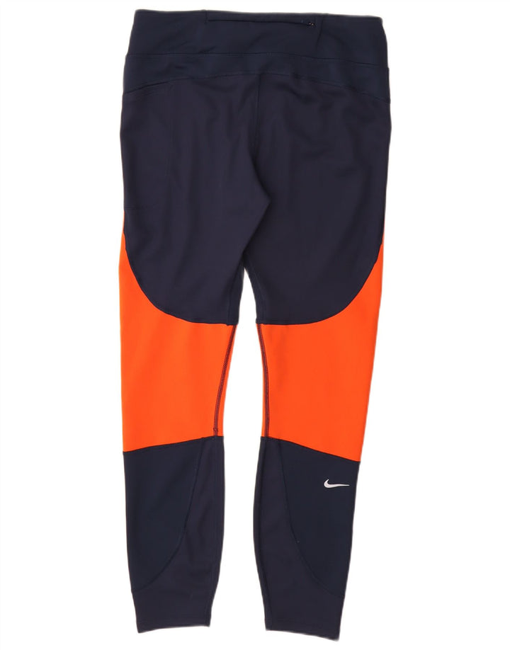 Γυναικεία κολάν Nike UK 14 Large Navy Blue Colorblock Πολυεστέρας