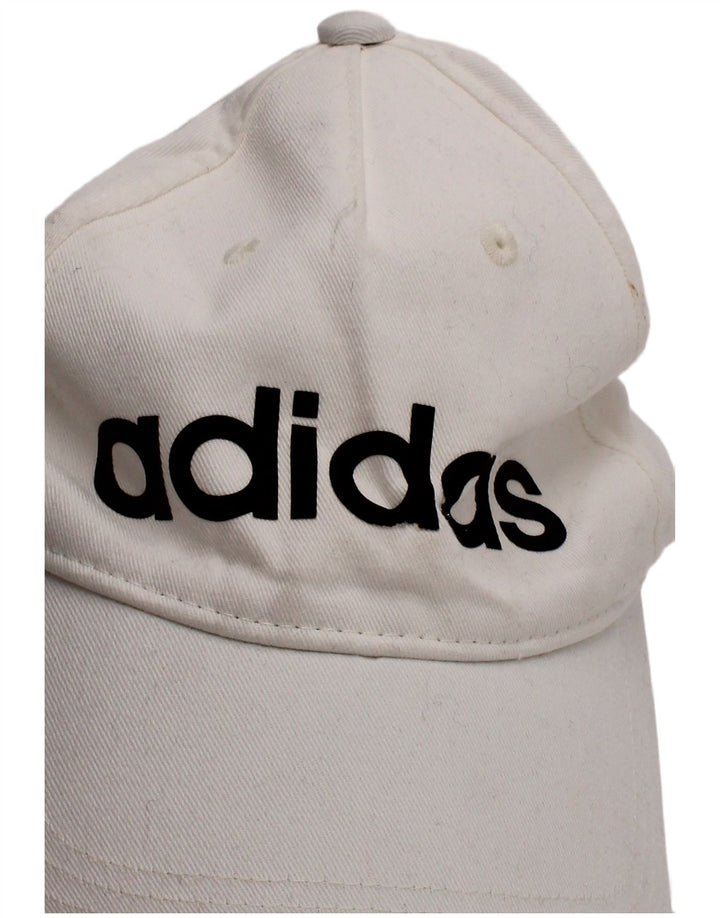 Ανδρικό γραφικό καπέλο μπέιζμπολ Adidas One Size Λευκό βαμβακερό