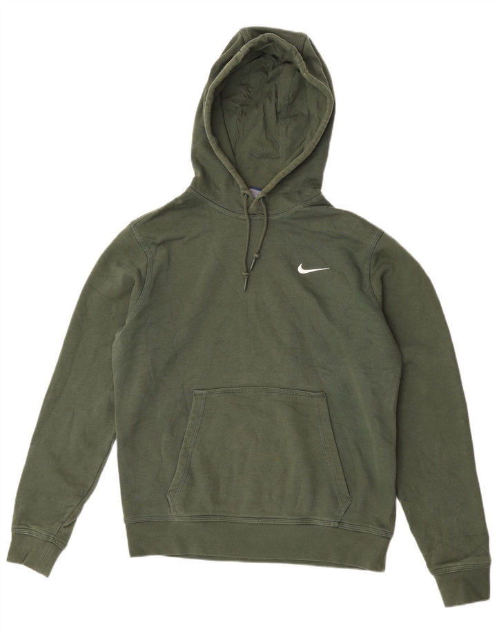 Ανδρικό φούτερ Nike, μεσαίο πράσινο βαμβακερό