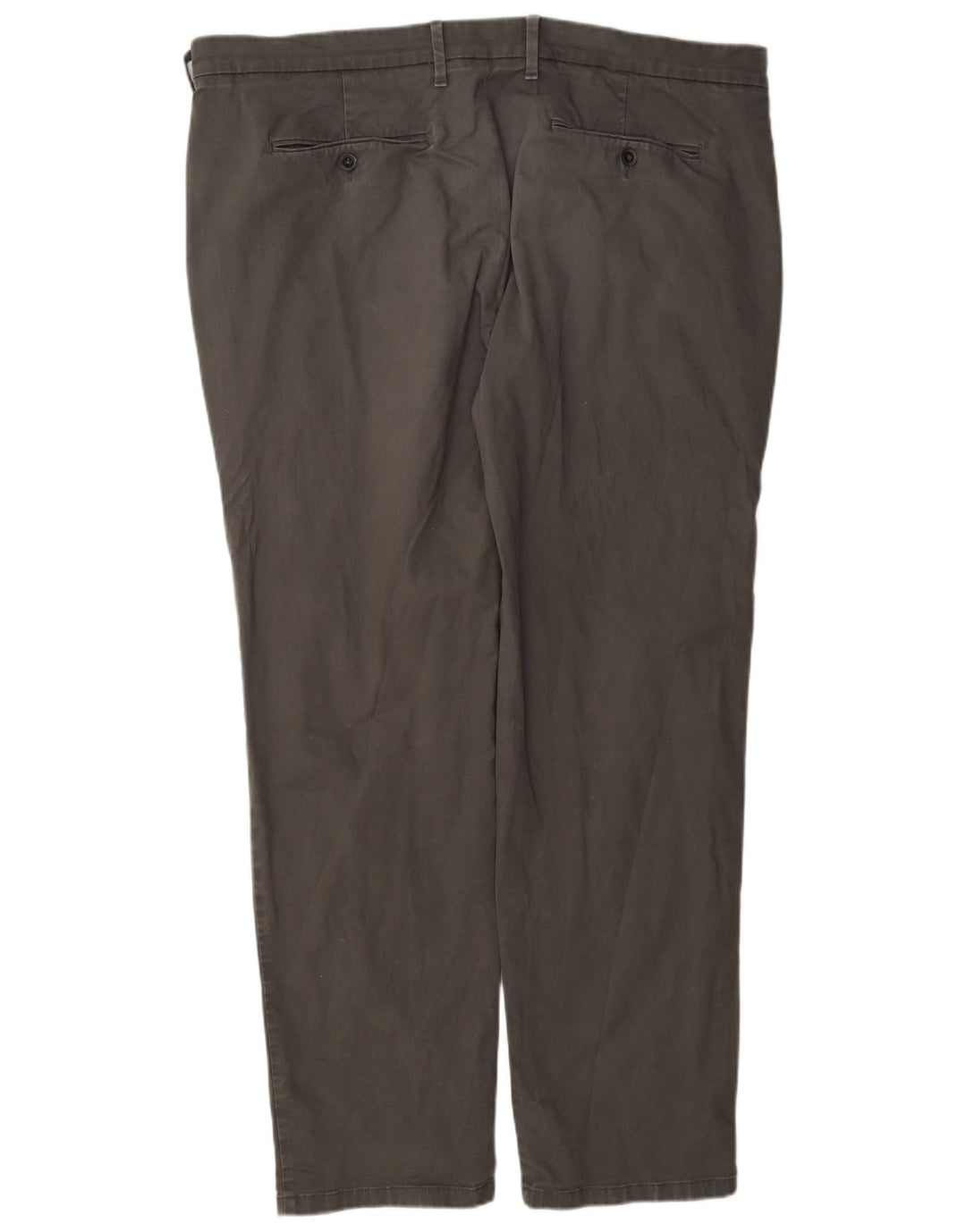 Marks & Spencer Ανδρικό παντελόνι Chino με κανονική εφαρμογή W40 L33 Γκρι βαμβακερό