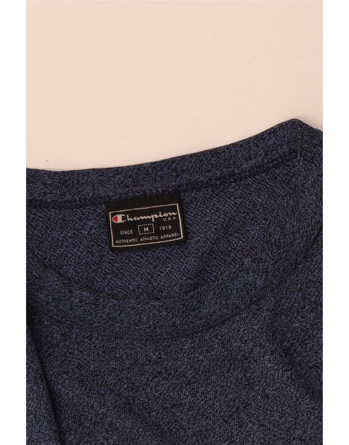 Ανδρικό γραφικό μπλουζάκι Champion Top Medium Navy Blue βαμβακερό