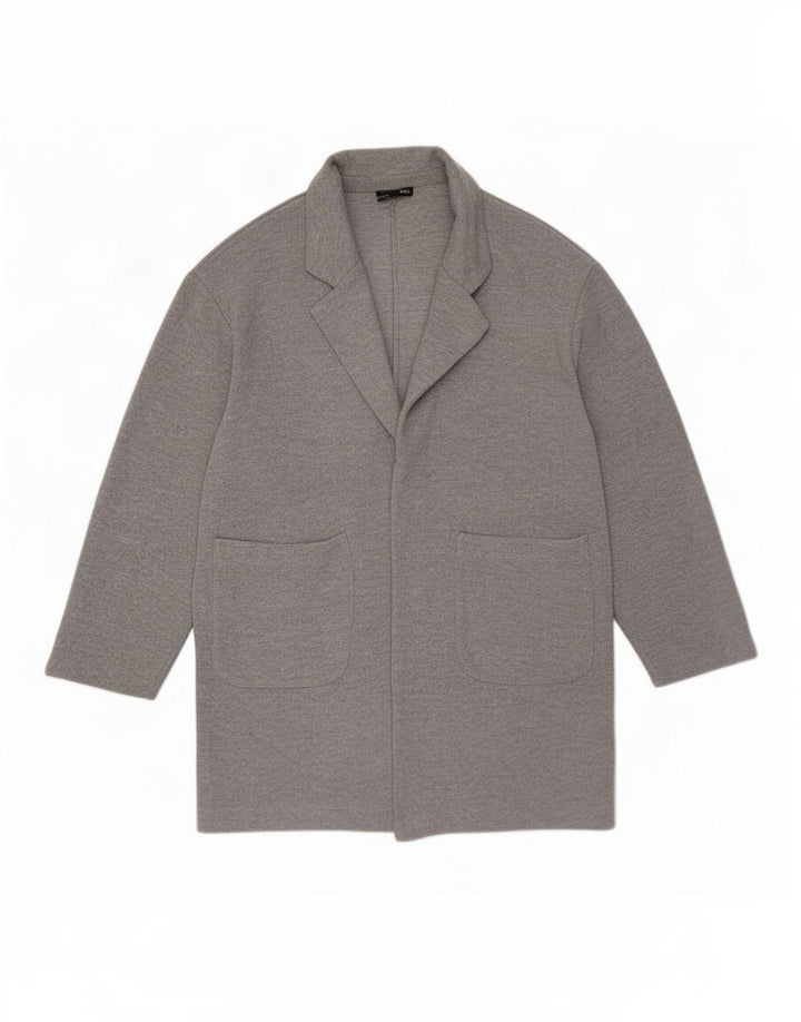 Zara Γυναικείο Ανοιχτό Πανωφόρι UK 10 Small Grey