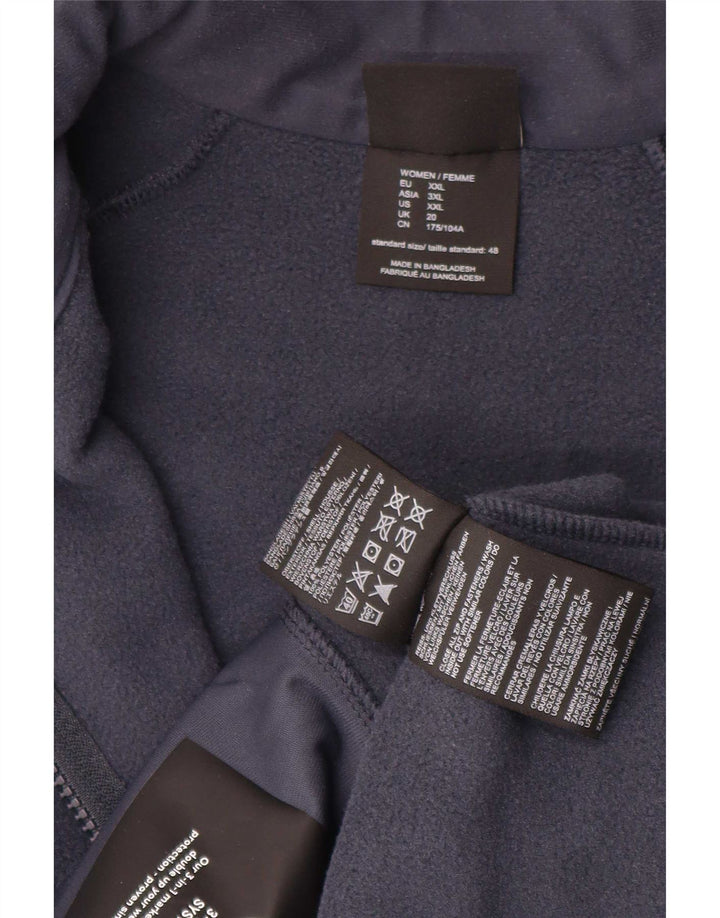 Jack Wolfskin Γυναικείο Fleece Jacket UK 20 2XL Navy Blue Polyester