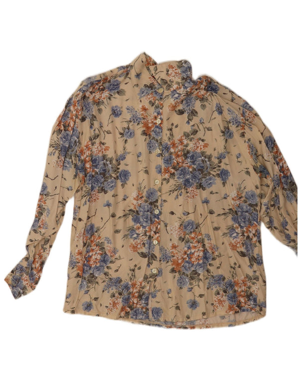 Laura Biagiotti Γυναικείο Maxi Φόρεμα UK 12 Medium πολύχρωμο Floral