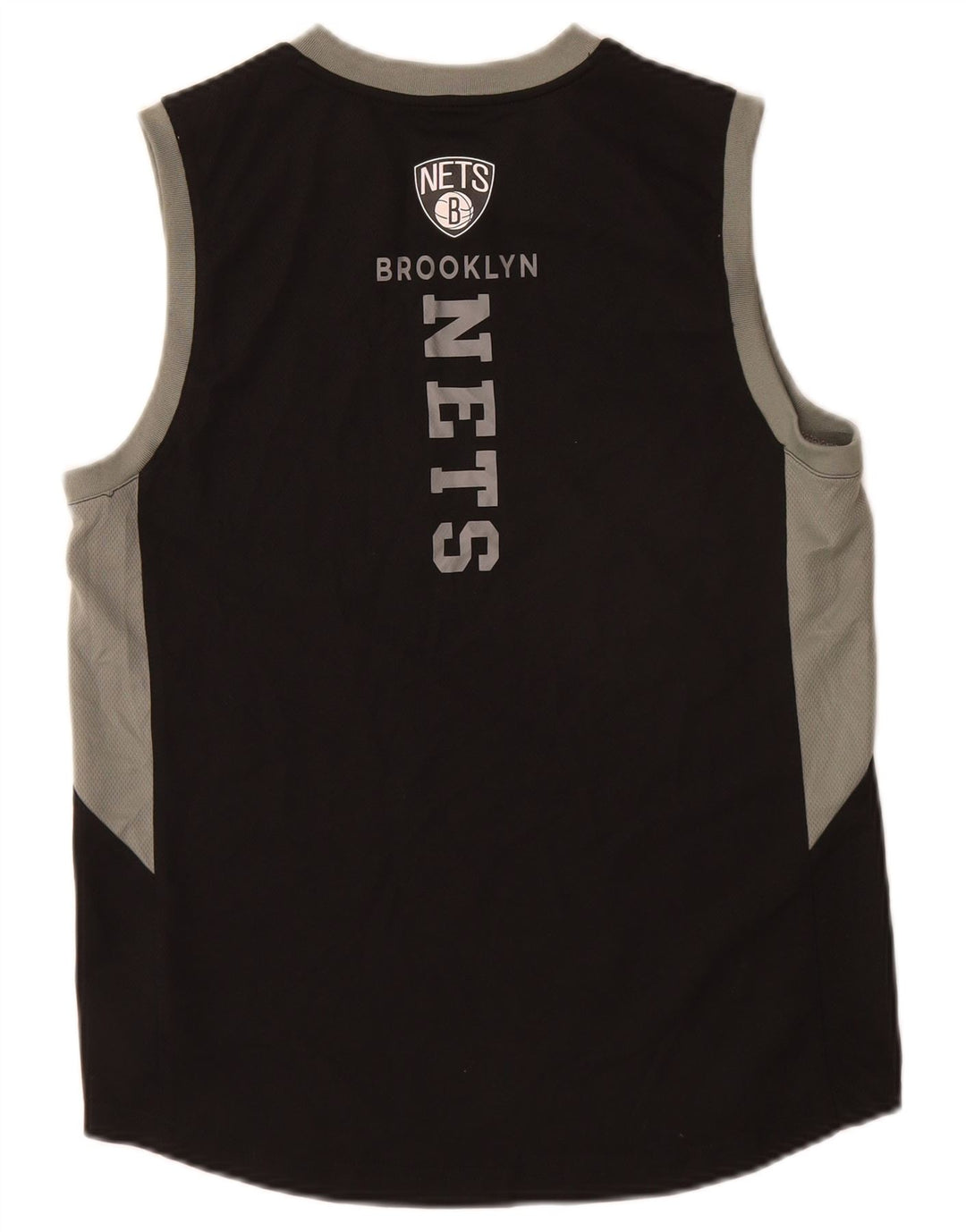 NBA Boys Brooklyn Nets Graphic Vest Top 14-15 Years Large Black Colourblock
