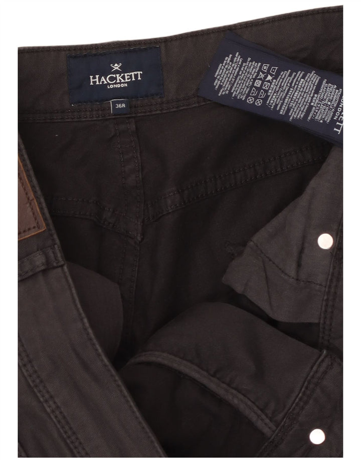 Ανδρικό παντελόνι Hackett Slim Casual W36 L31 Καφέ βαμβακερό