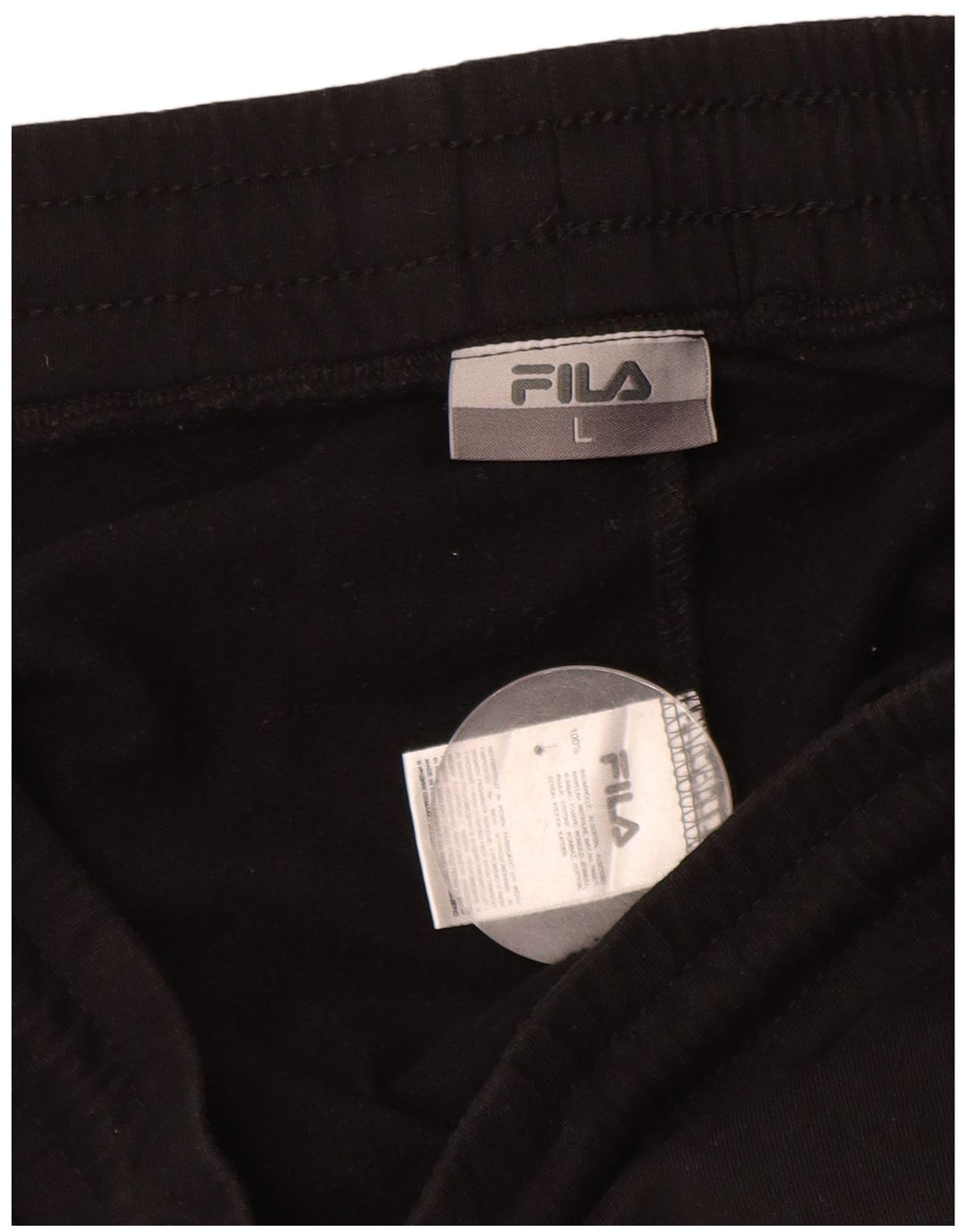 Γυναικεία φόρμα FILA Παντελόνι Joggers UK 14 Large Μαύρο Βαμβακερό