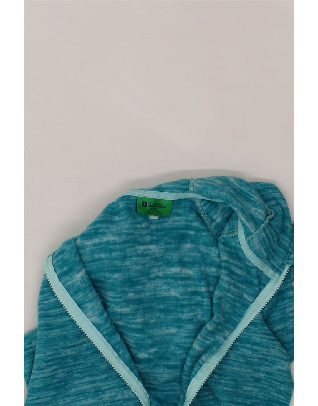 MOUNTAIN WAREHOUSE Boys Hooded Fleece Jacket 12-13 Years Blue Polyester Vintage Mountain Warehouse and Second-Hand Mountain Warehouse from Messina Hembry 