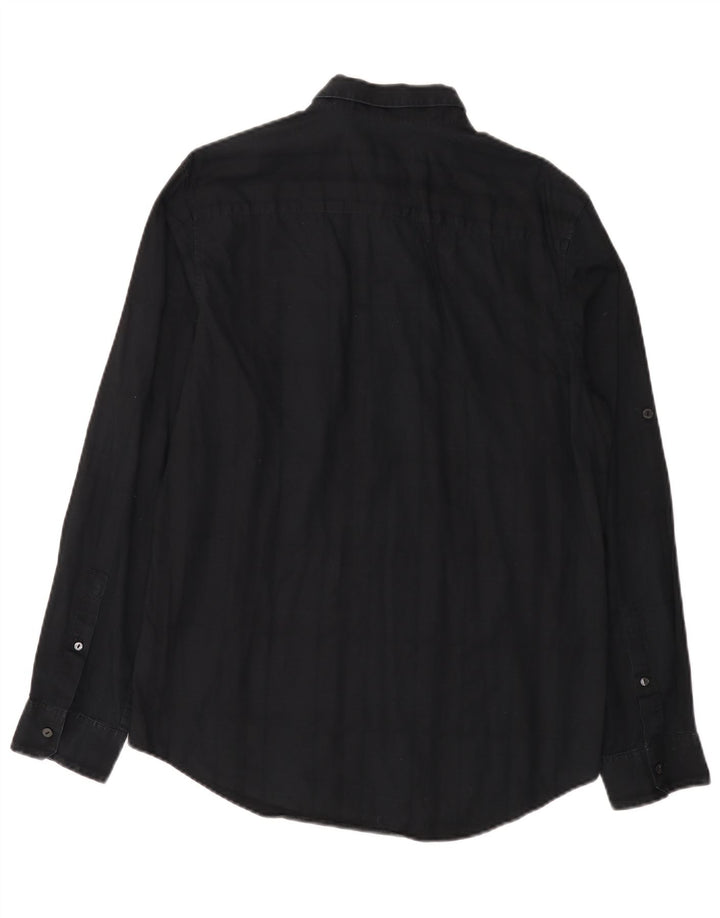 Ανδρικό πουκάμισο Calvin Klein Classic Fit Βαμβακερό μεσαίο ναυτικό