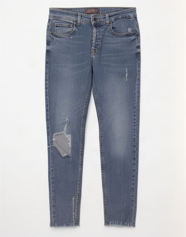Zara Ανδρικά στενά τζιν EU 42 Large W32 L28 Blue