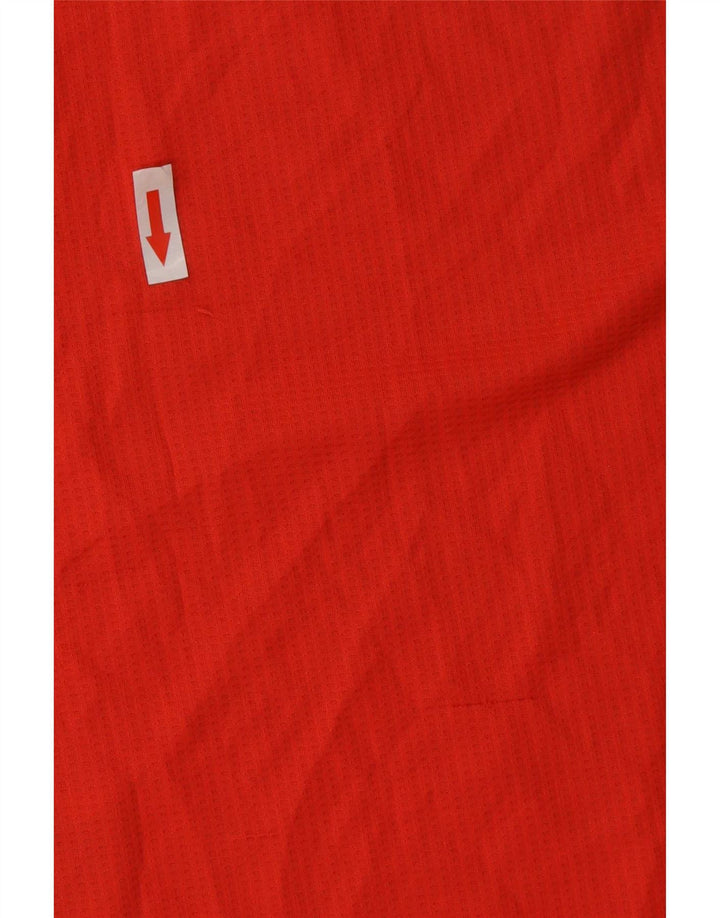 Ανδρικό T-Shirt Adidas Climacool Top Medium Red Colourblock Πολυεστέρας
