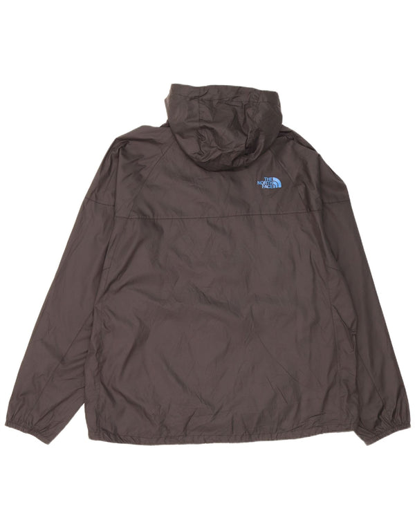 Ανδρικό μπουφάν βροχής με κουκούλα North Face UK 42 XL μαύρο πολυεστέρα