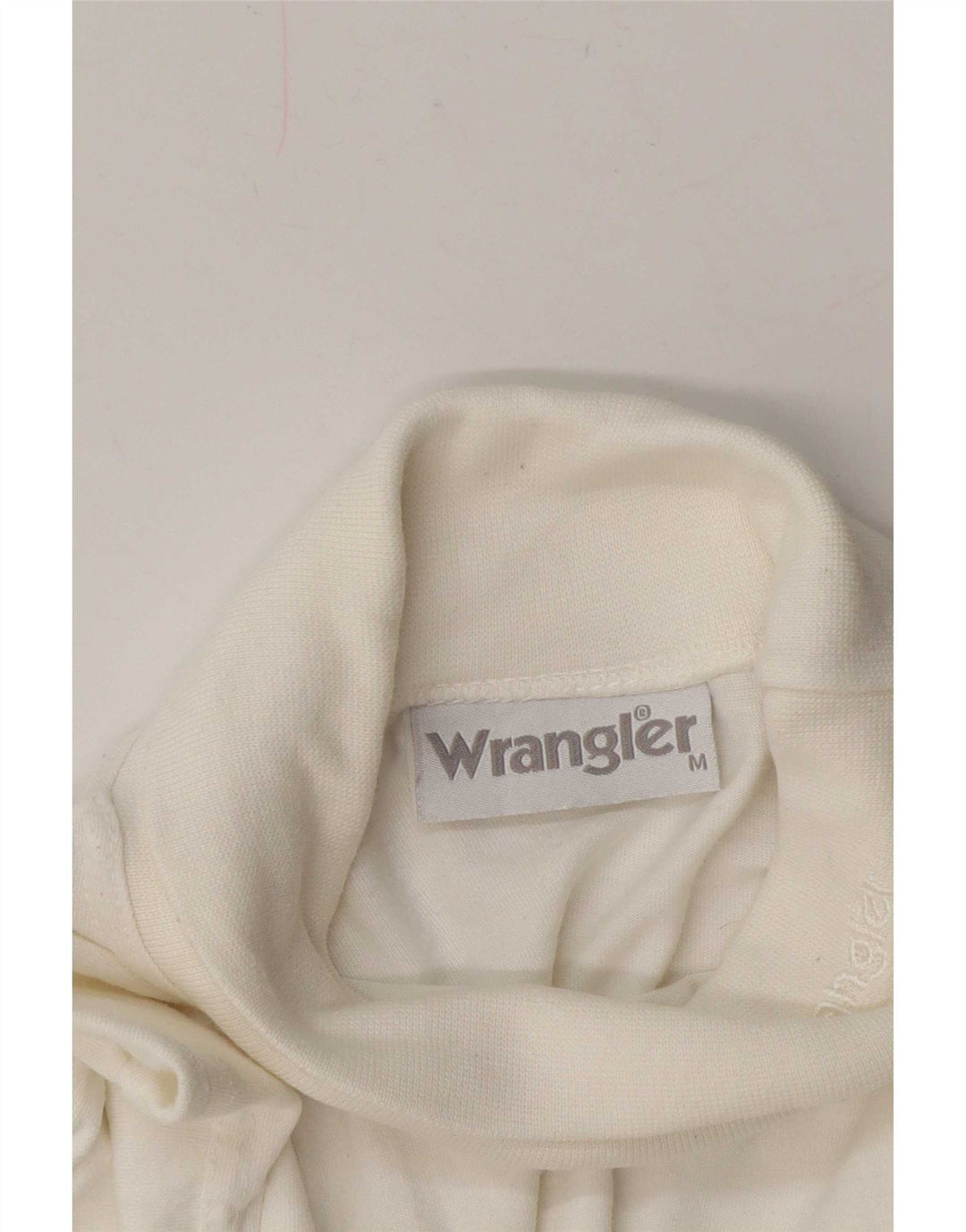 Ανδρικό ρολό μπλουζάκι Wrangler με μακρυμάνικο μεσαίο λευκό
