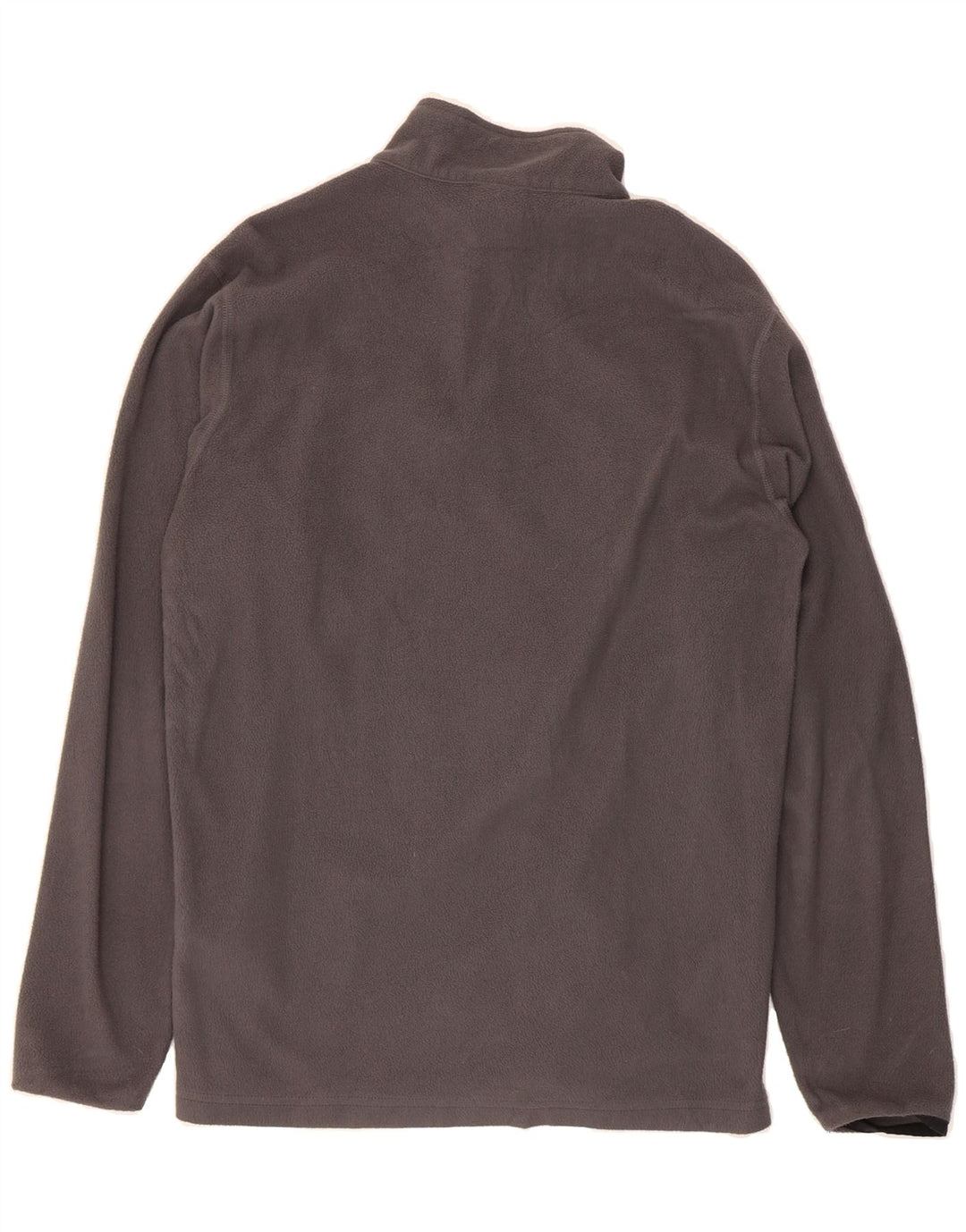 CHAMPION Mens Graphic Zip Neck Fleece Jumper Medium Grey Colourblock Vintage Champion and Second-Hand Champion from Messina Hembry 