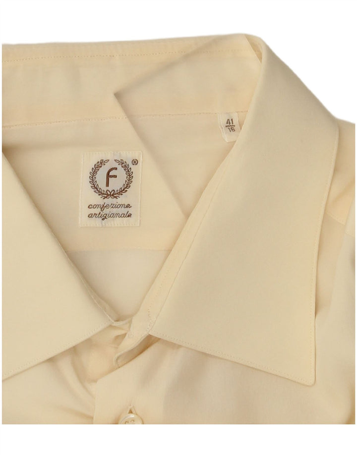 Vintage Ανδρικό Πουκάμισο 41 Large Off White