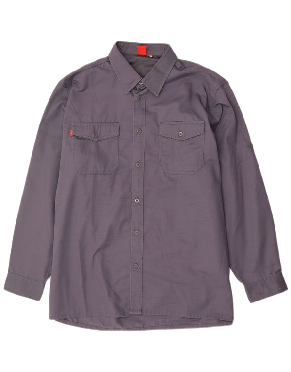 Ανδρικό πουκάμισο Engelbert Strauss 2XL Purple Polyester