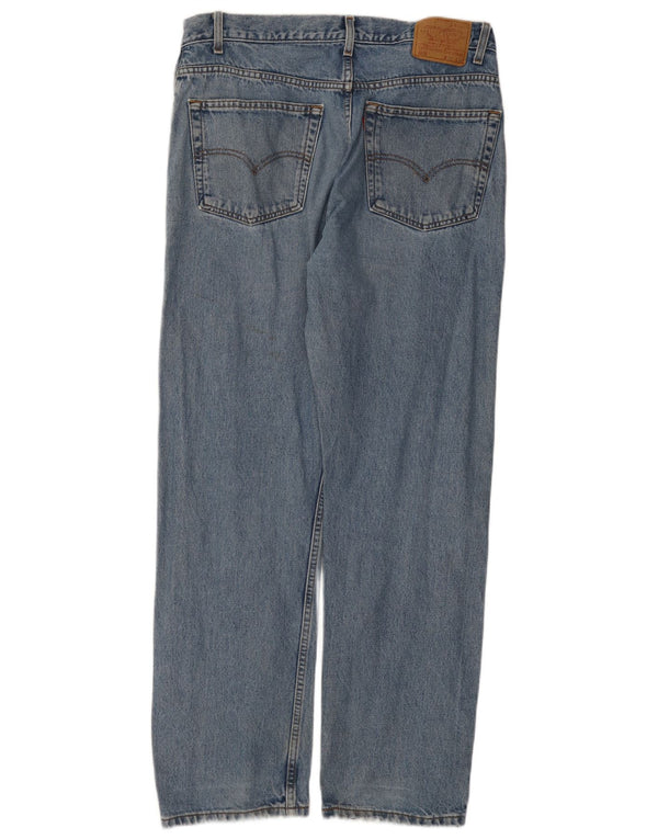Levi's Mens 505 Regular Fit Straight Jeans W38 L32 Μπλε βαμβακερό