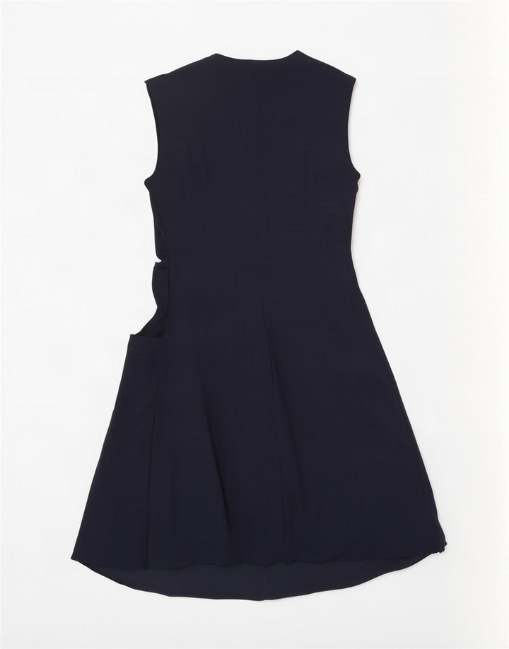 Max&Co. Γυναικείο αμάνικο φόρεμα A-Line UK 14 Large Navy Blue Polyamide