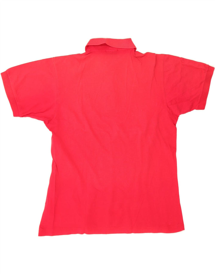 SERGIO TACCHINI Mens Polo Shirt Medium Red Vintage Sergio Tacchini and Second-Hand Sergio Tacchini from Messina Hembry 