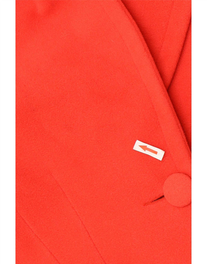 Armorica Γυναικείο Μπουφάν Blazer 1 Κουμπί IT 44 Μεσαίο κόκκινο μαλλί
