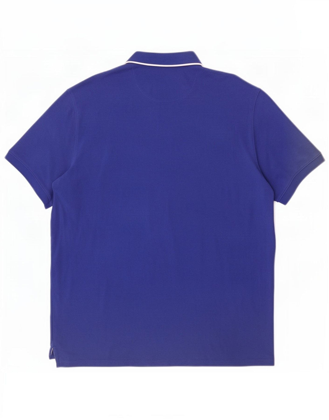 Ανδρικό μπλουζάκι πόλο Massimo Dutti 2XL Μπλε βαμβακερό