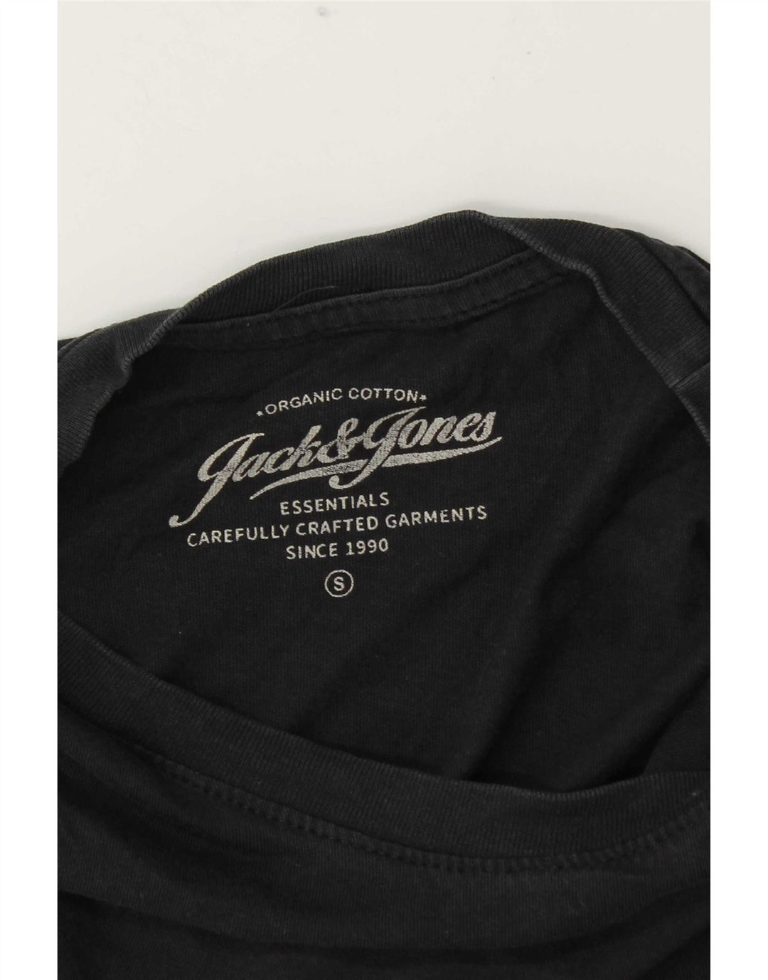 Jack & Jones Ανδρικό T-Shirt Top Μικρό μαύρο βαμβακερό